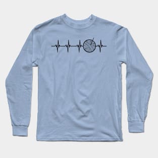 Heartbeat of Crochet Long Sleeve T-Shirt